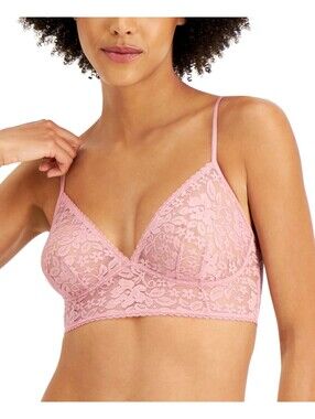 INC International Concept Womens Intimate Lace Bralette Foxglove Size S